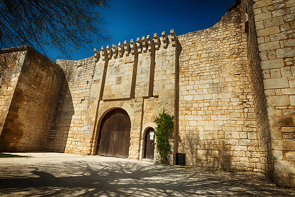 Entrance to the Château - Villebois-Lavalette