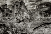 Rubble and Twisted Car - Oradour-sur-Glane
