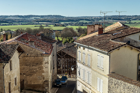 View into Les Halles - Villbois-Lavalette