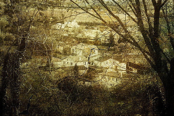View from the Church, Villebois Lavalette, Charente