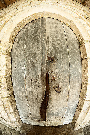 Church Door - Lusignac