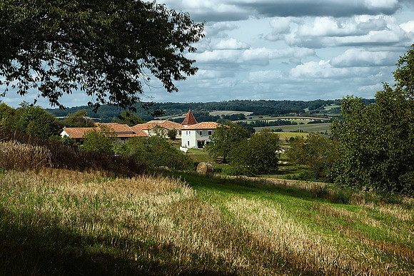Looking North - Above Pillac