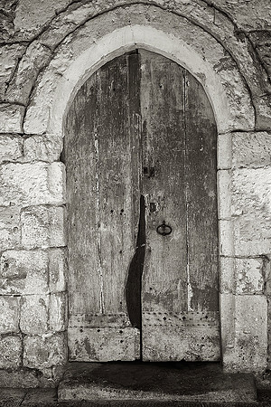 Church Door - Lusignac