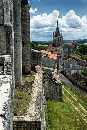 View from the Chateau - Villebois-Lavalette