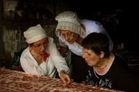 Tapestry making demo II during 2014 La Félibrée - Verteillac