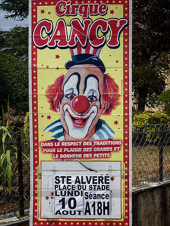 Circus Advert - Sainte-Alvère