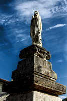 Statue at the Church - Villebois-Lavalette