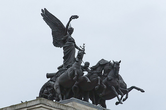 Before: Green Park Statue - London