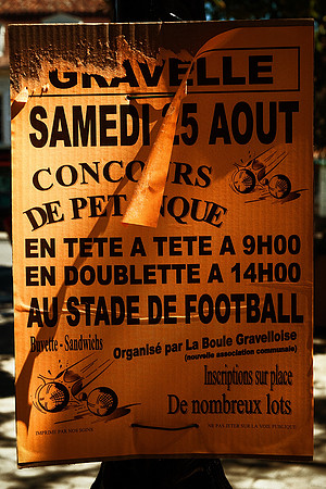 Petanque Poster - St Astier