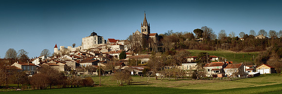 Villebois-Lavalette - from the road to Isle