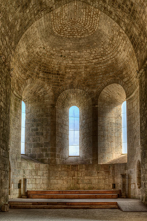 The Monastery's East Windows - Rauzet