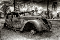 Burned-Out Car - Oradour-sur-Glane