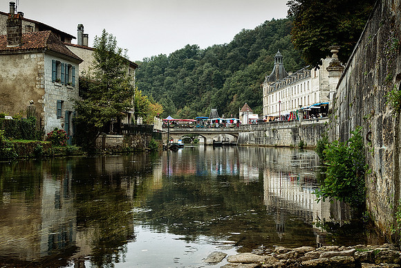 La Dronne River - Brantôme