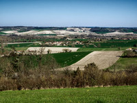 Looking East - above Pillac