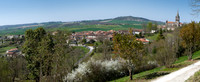 Villebois-Lavalette - Panorama from the Top of the Hill