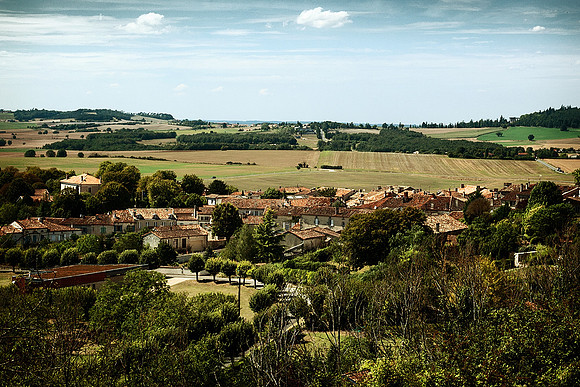 La Ville from the Hill - Villebois-Lavalette
