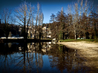 La Dronne River- Aubeterre